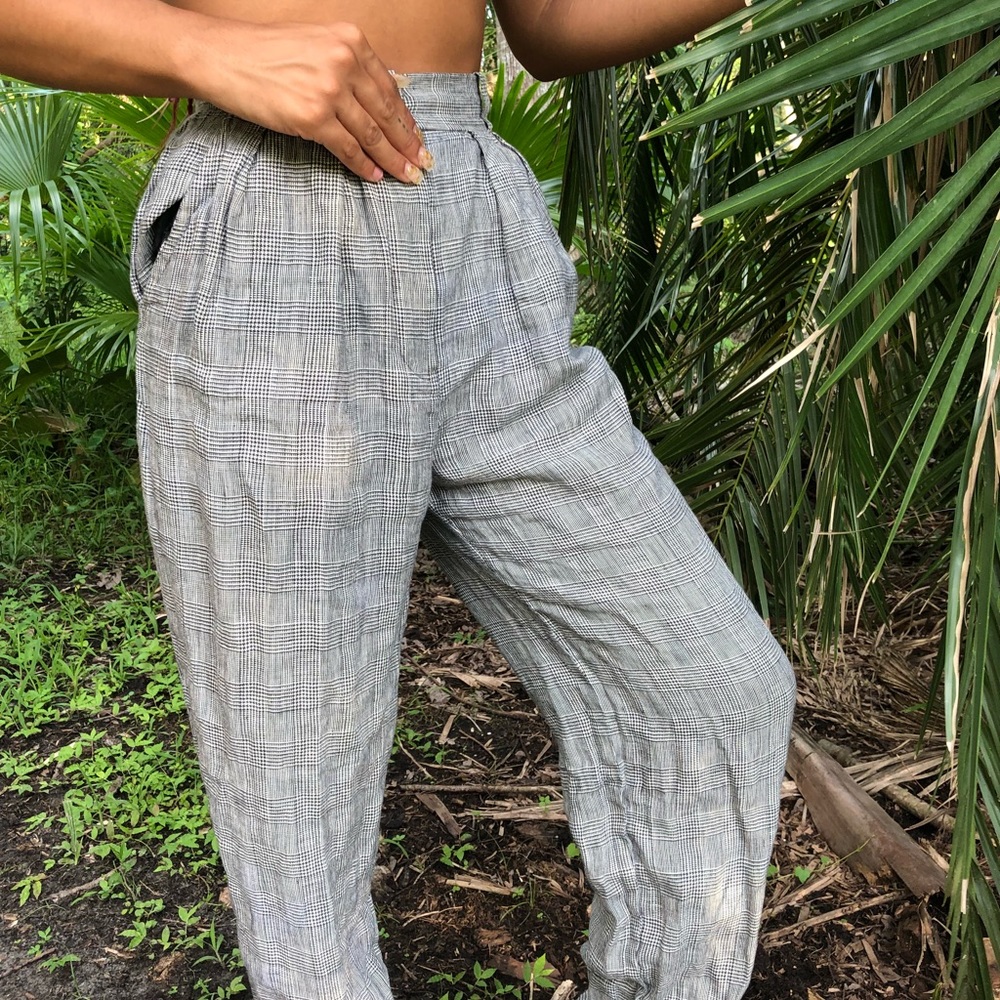 plaid pants